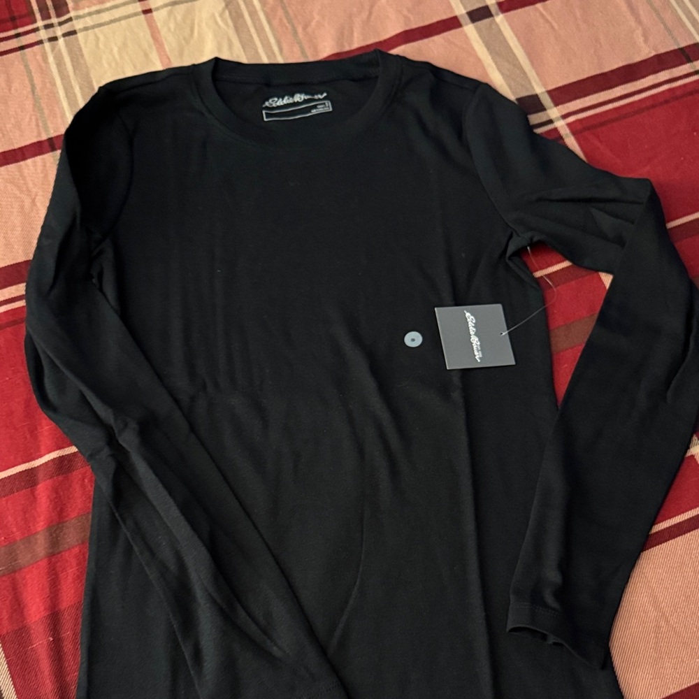 Eddie Bauer Black Long Sleeve Tee